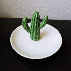 Ring Holder- Ceramic Cactus